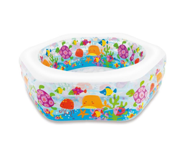 INTEX Basen sześciokątny z rafą koralową 191x178x61cm - 550111 - zdjęcie
